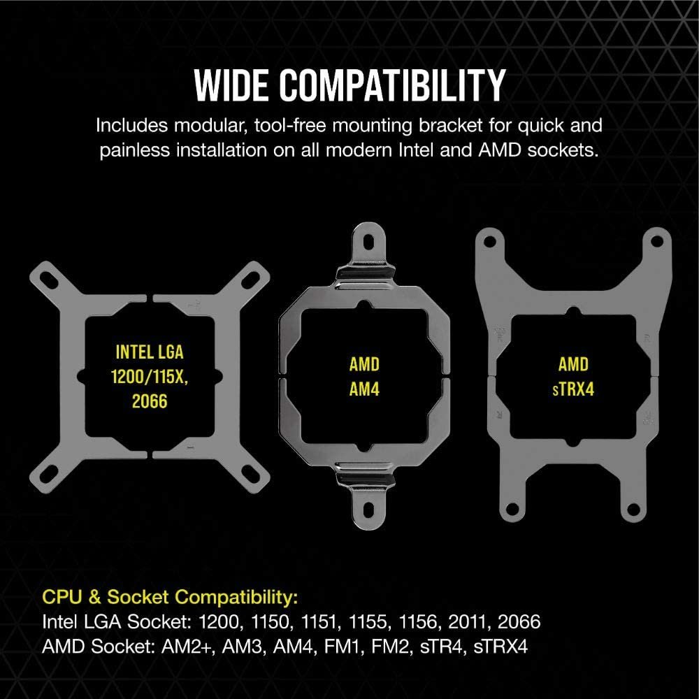Corsair iCUE H150i ELITE CAPELLIX Liquid CPU Cooler. RGB Pump + Fans. 360mm:圖片 3