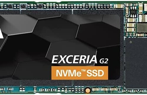 Kioxia EXCERIA NVMe SSD 1TB PCIe/NVMe 1.3 Gen3x4 2100 MB/s M.2 2280 Form Factor