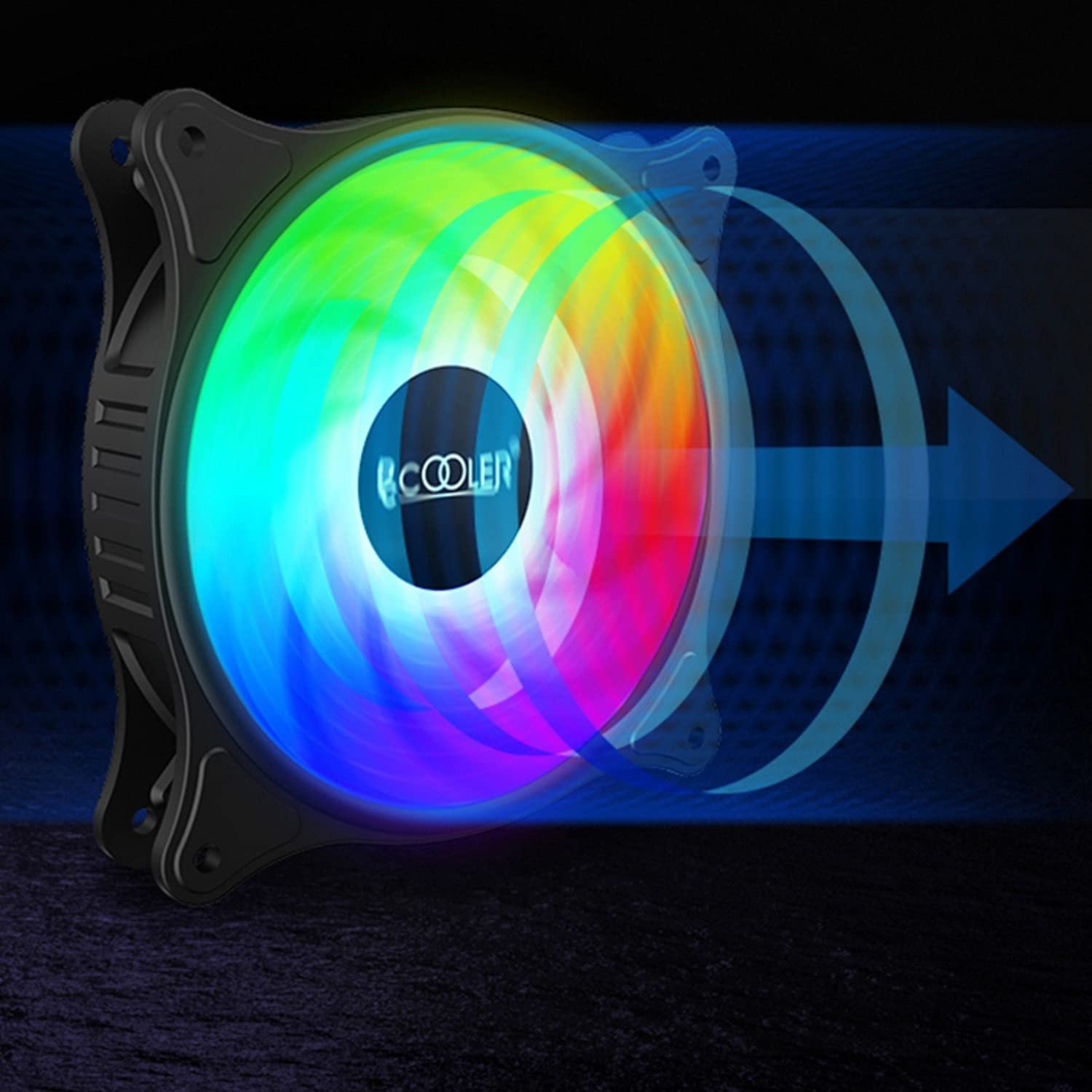 Newtech 12cm Computer Cooling Fan 120mm 3/4pin Silent Pc Case Single Led Glow Fans For Pc:圖片 3