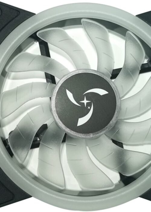 Newtech Case Fan 120mm. LED RGB. Silent Fans - Advanced Lighting Customizations with MultiColors PWM High Performance Cooling Fan