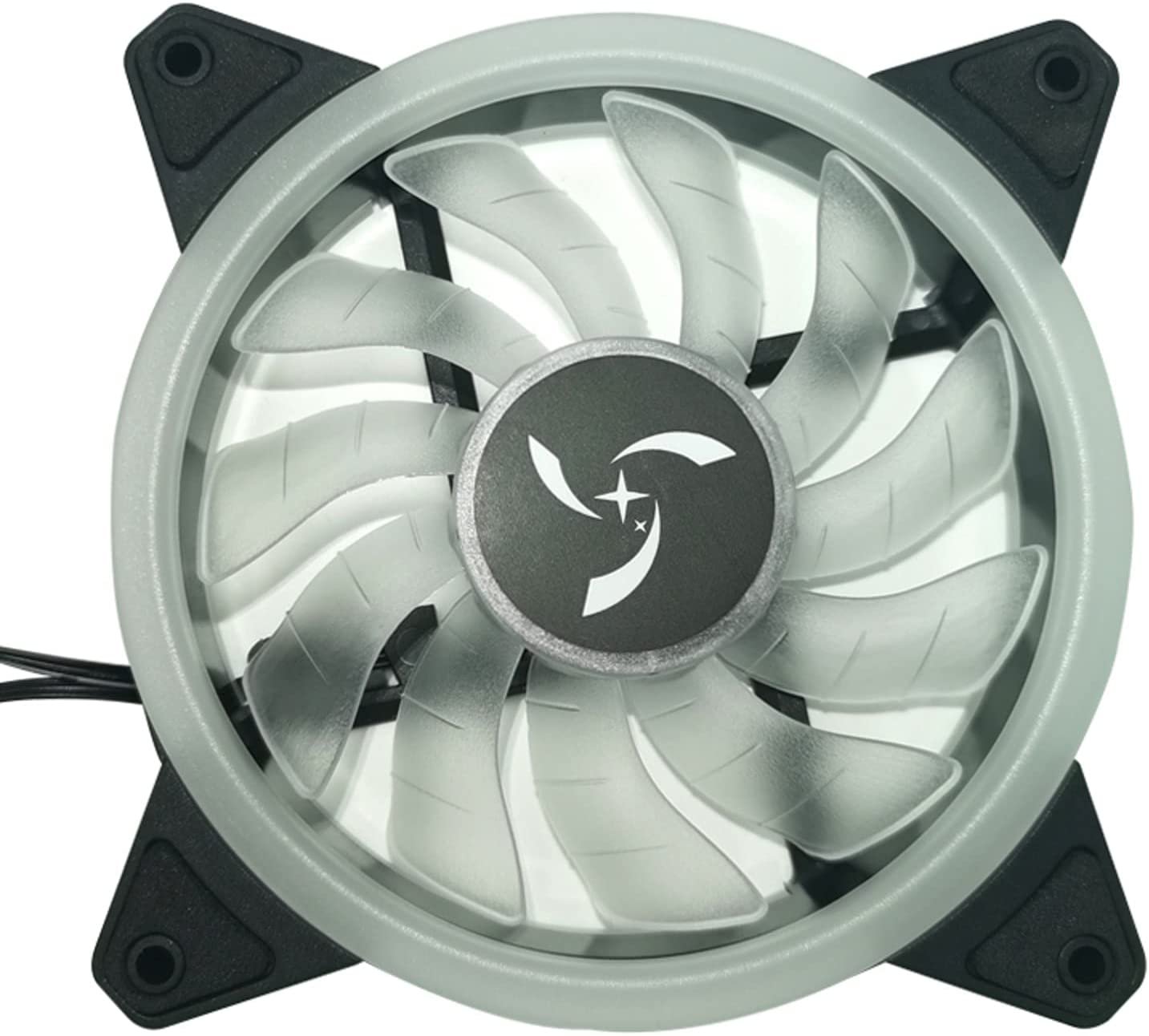 Newtech Case Fan 120mm. LED RGB. Silent Fans - Advanced Lighting Customizations with MultiColors PWM High Performance Cooling Fan