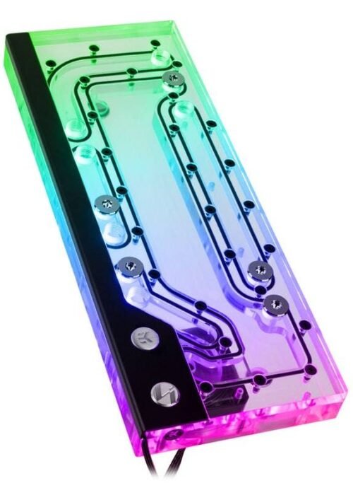 O11d Distro Plate G1 for High Performance Liquid Cooling Designed by EKWB
